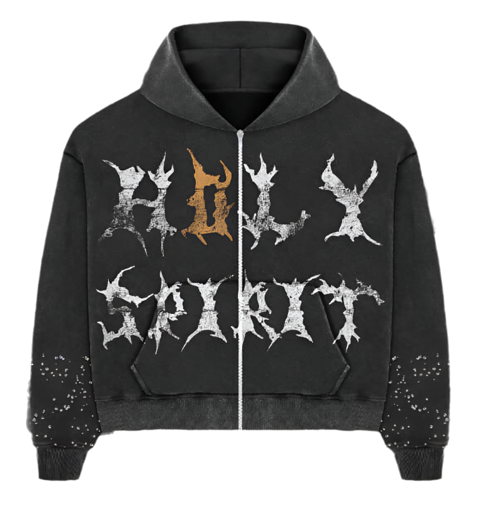 Black "holy spirit" jacket